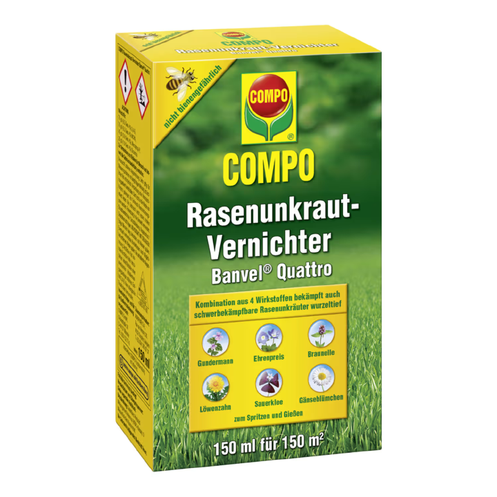 COMPO Rasenunkraut-Vernichter Banvel Quattro